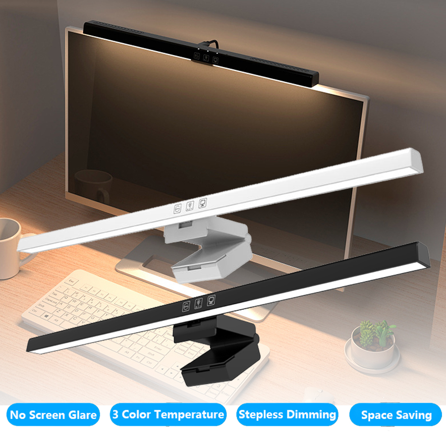 Desk Setup Lighting - Barre lumineuse pour moniteur d'ordinateur, lampe