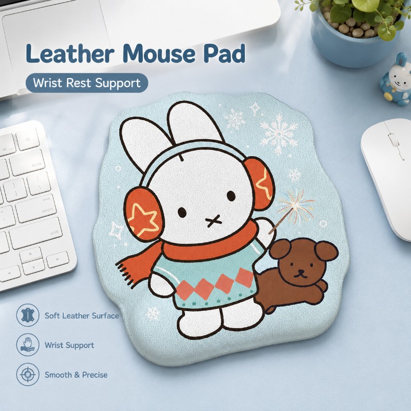 Desk Setup Laptop - Tapis de souris en cuir Anime