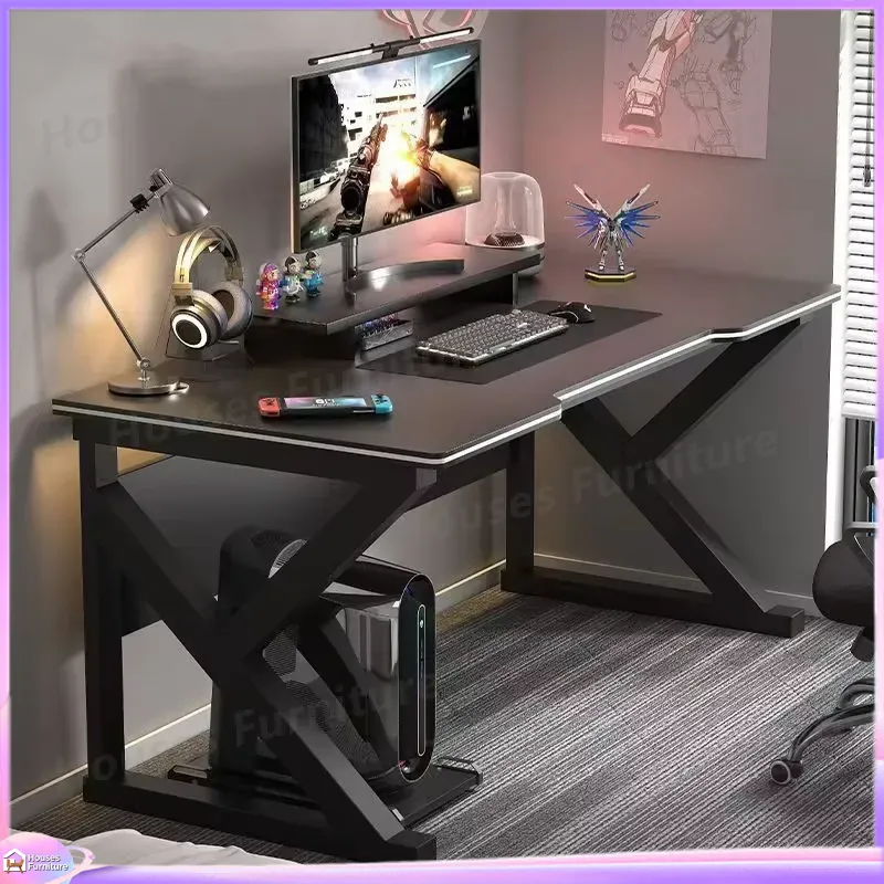 Desk Setup For Office - Bureau de jeu en métal noir