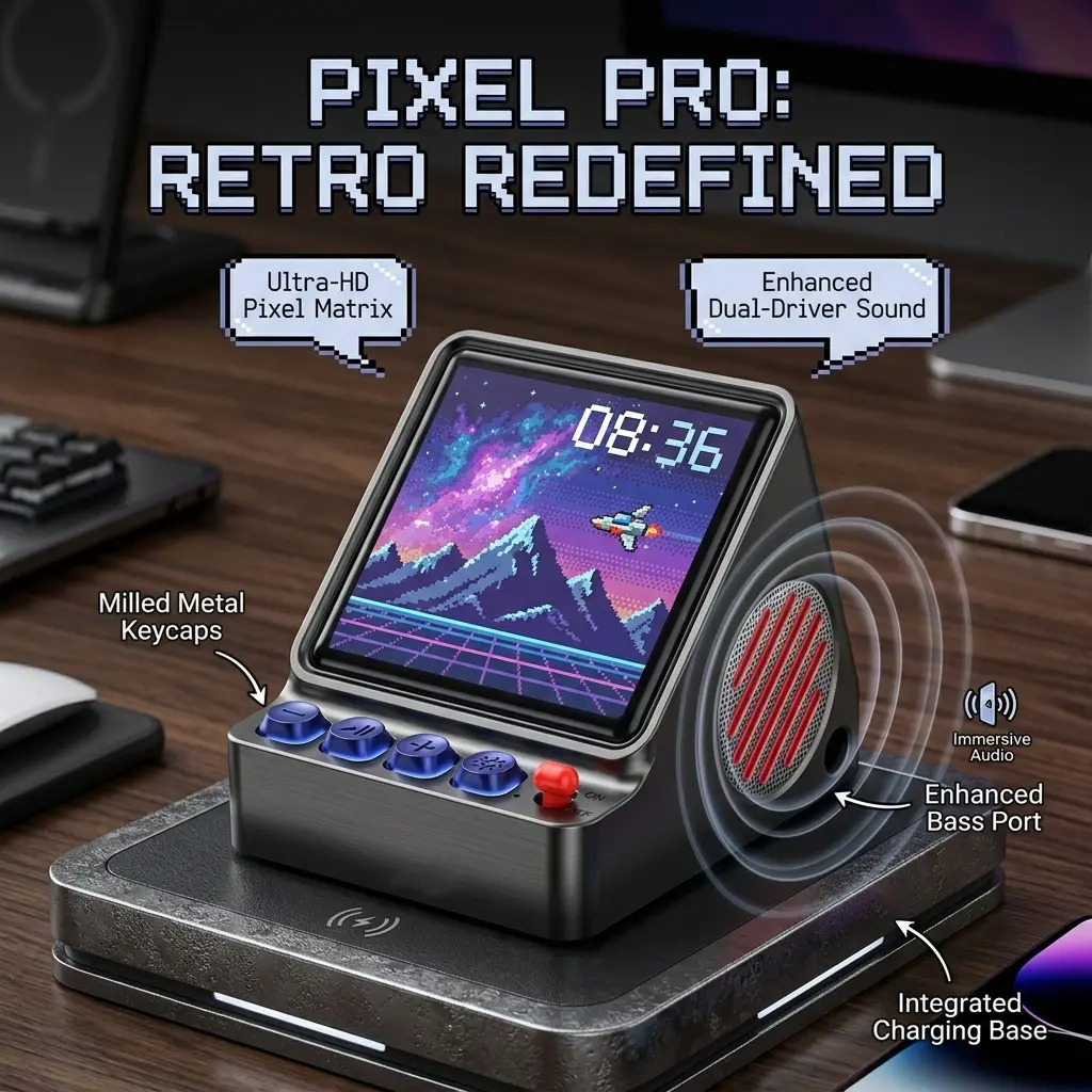 Desk Setup Diy - Haut-parleur portable à affichage LED programmable