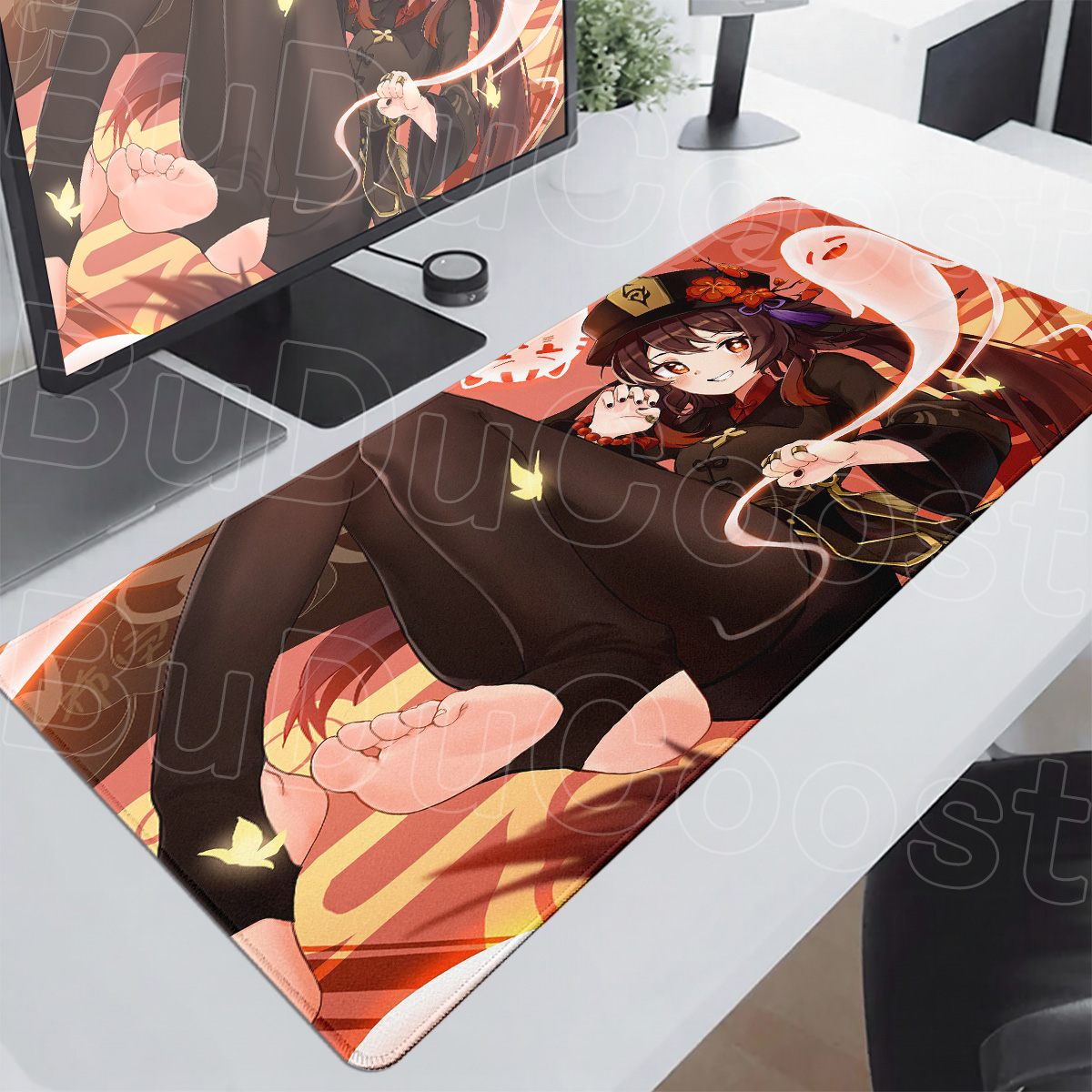 Desk Setup Anime - Tapis de souris Genshin Impact Hu