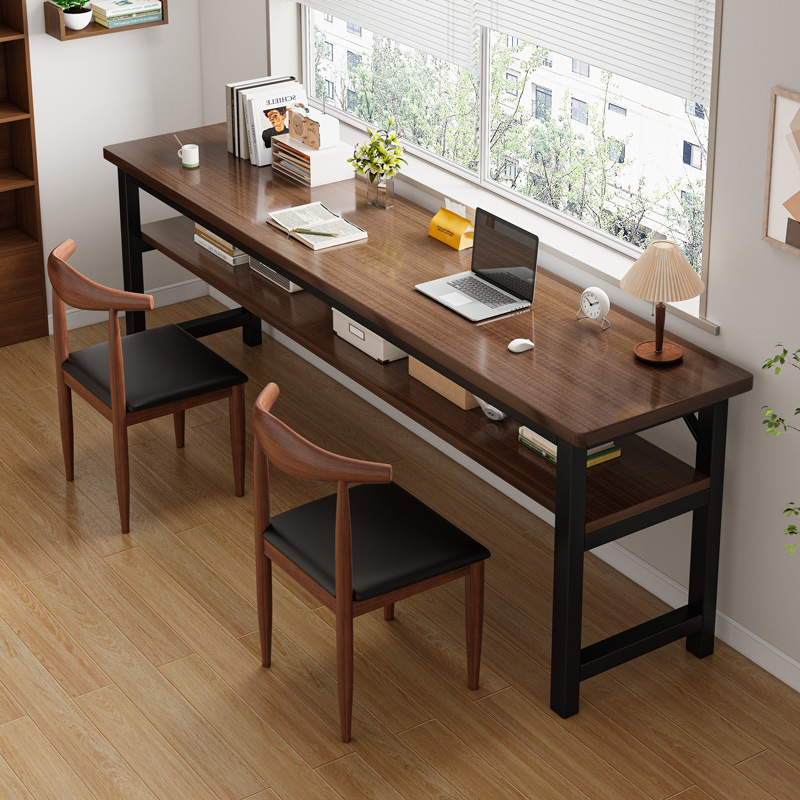 L Shaped Desk Setup - Table d'ordinateur AOLIVIYA, bureau pour étudiants,