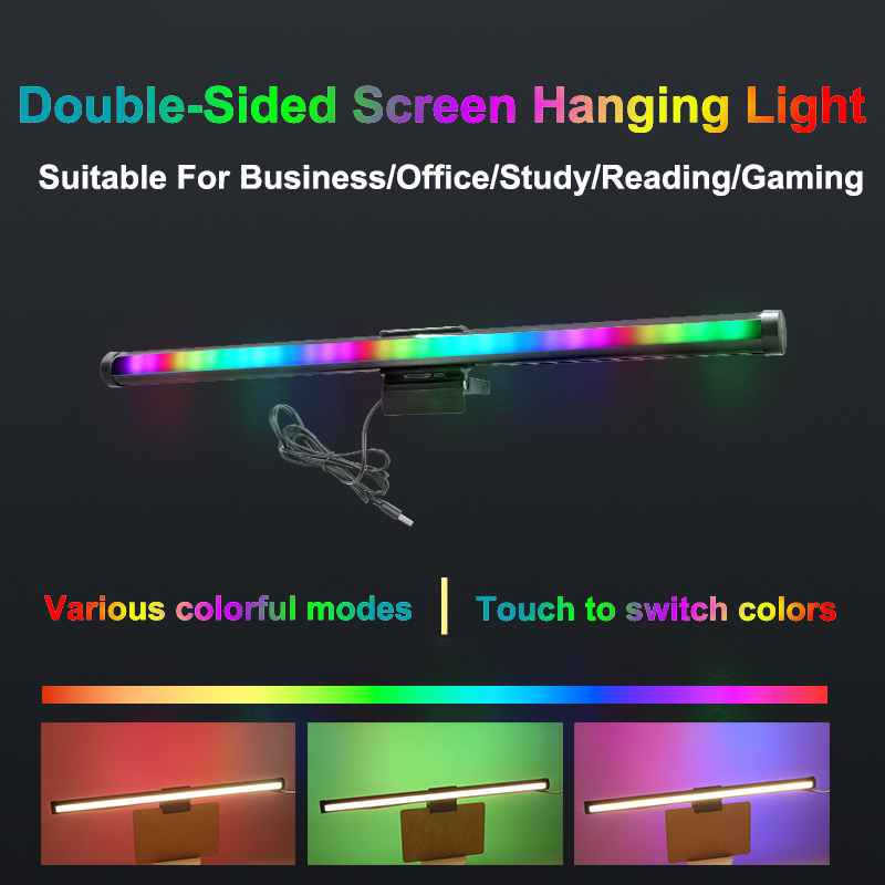 Desk Setup Gaming And Work - Lampe de moniteur LED suspendue pour