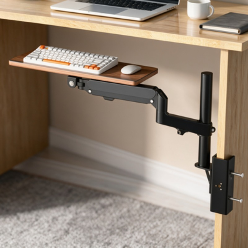 Desk Setup Diy - Plateau de clavier sous le bureau