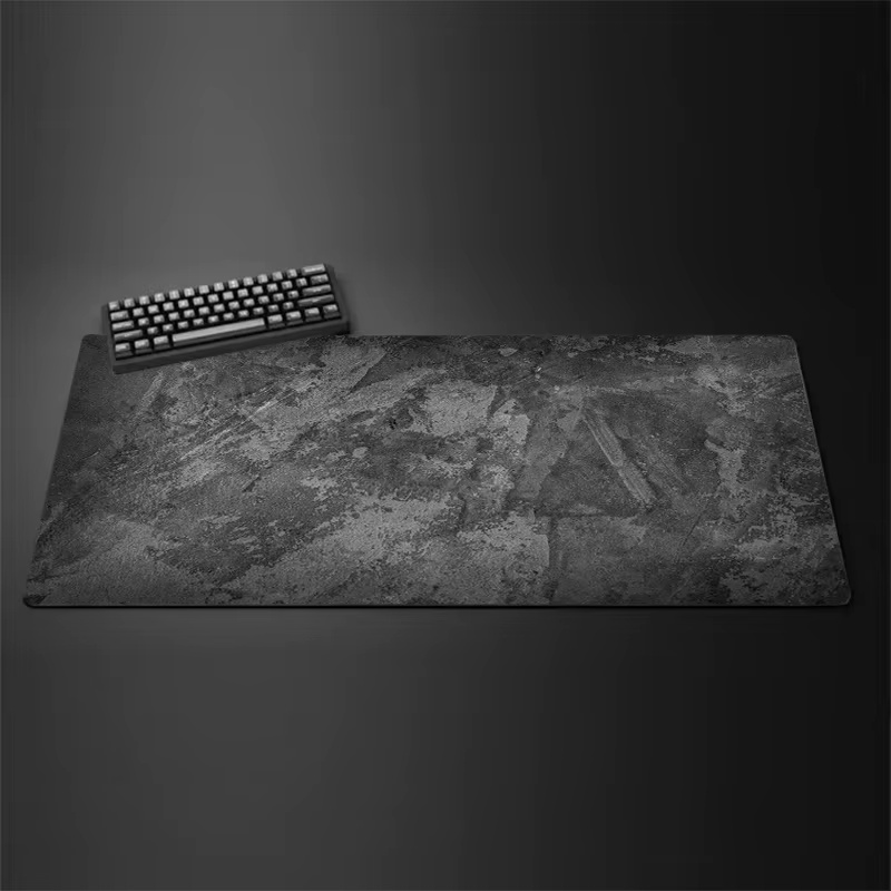Desk Setup Anime - Tapis de souris gris grand/ Petit