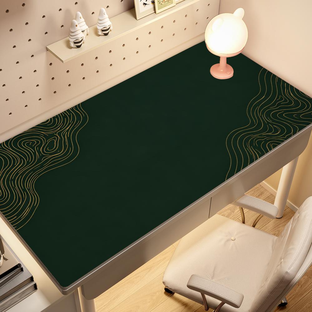 Desk Setup Minimal - Tapis de bureau de luxe vert