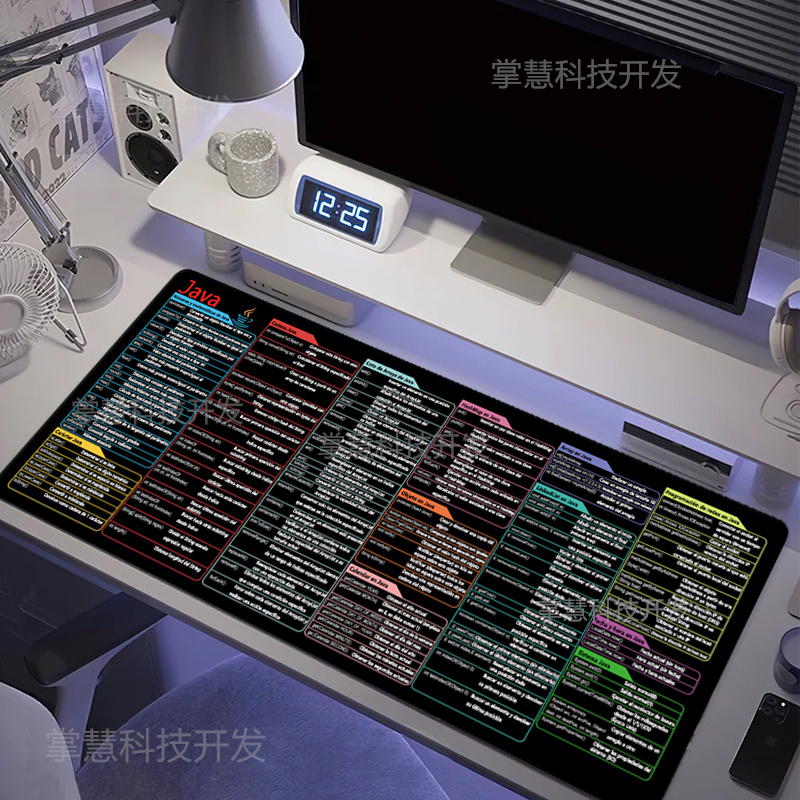Desk Setup Rug - Tapis de souris de programmation Java