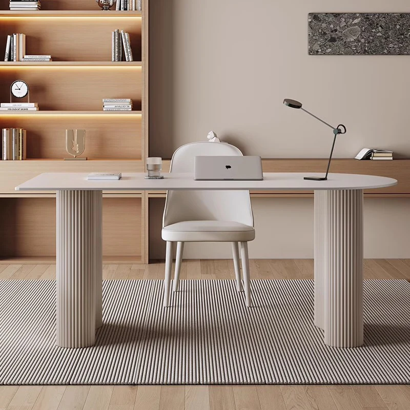 L Shaped Desk Setup - Chambre à coucher Table pour ordinateur