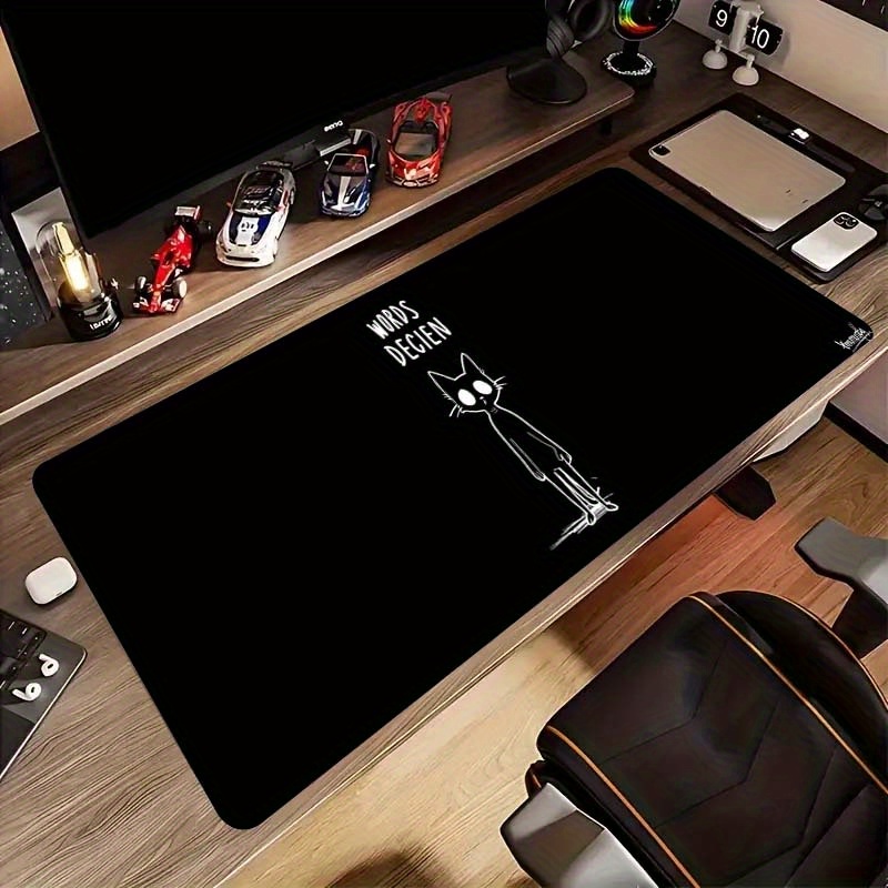 Desk Setup Gaming And Work - Tapis de souris de jeu étendu
