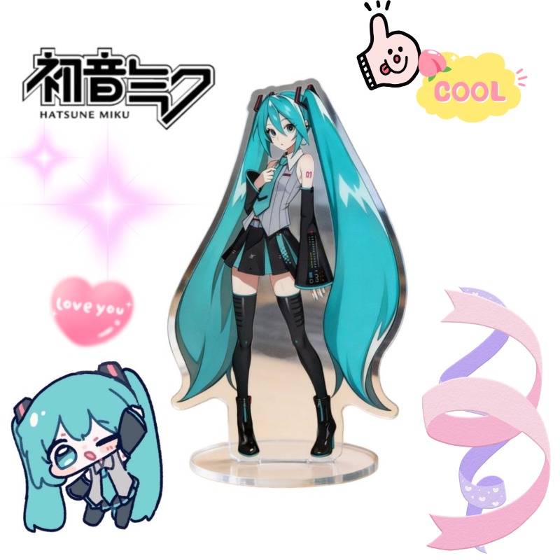 Figurine Hatsune Miku en acryl - Desk Setup Decor avis et prix