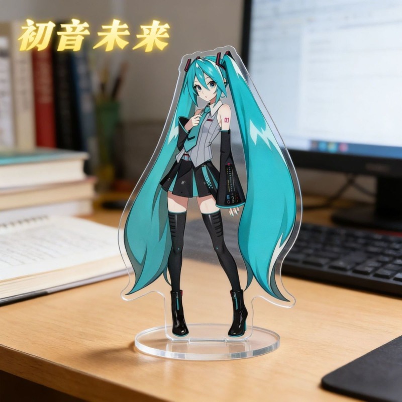 Figurine Hatsune Miku en acryl - Desk Setup Decor avis et prix