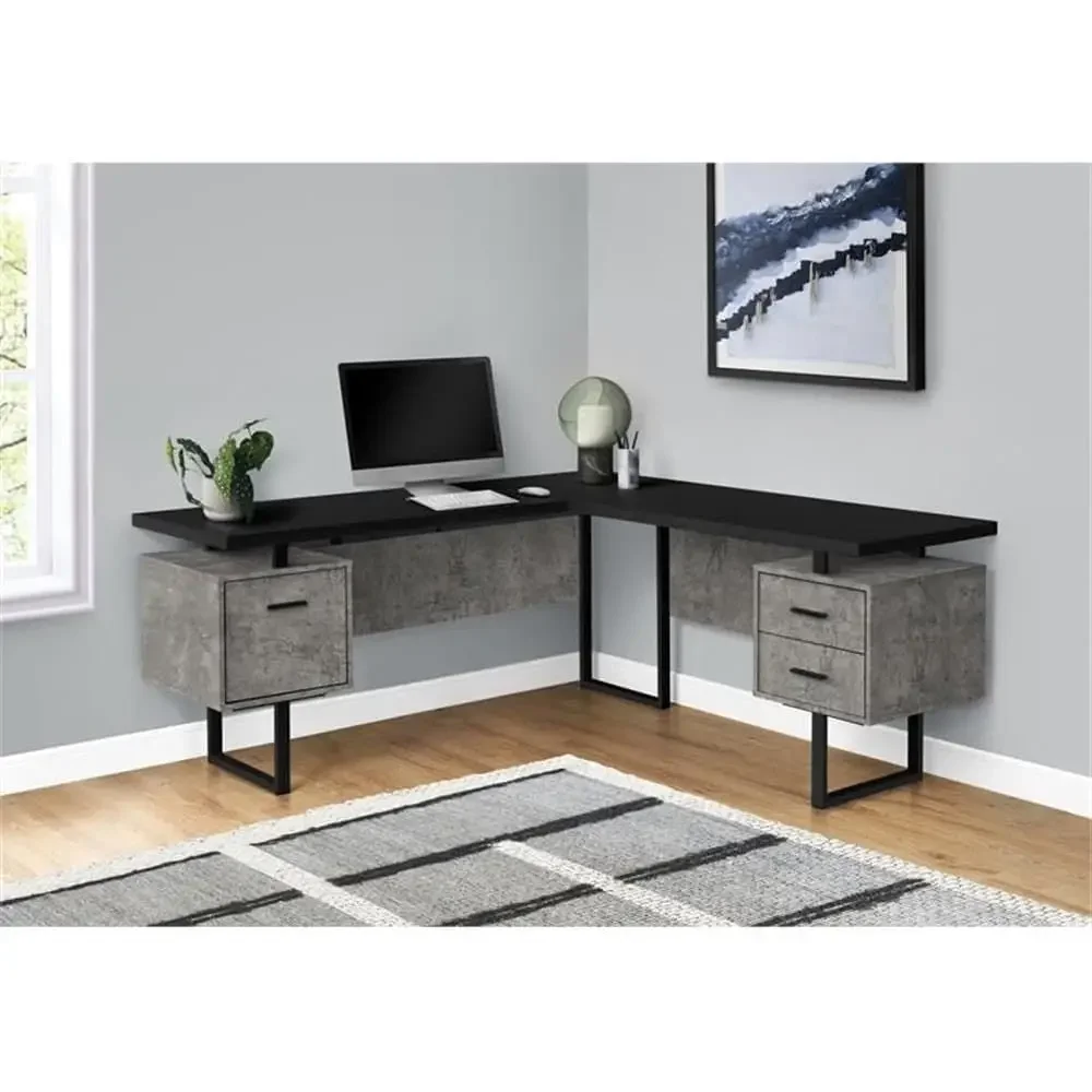 Bureau d'ordinateur en forme d - L Shaped Desk Setup avis et prix