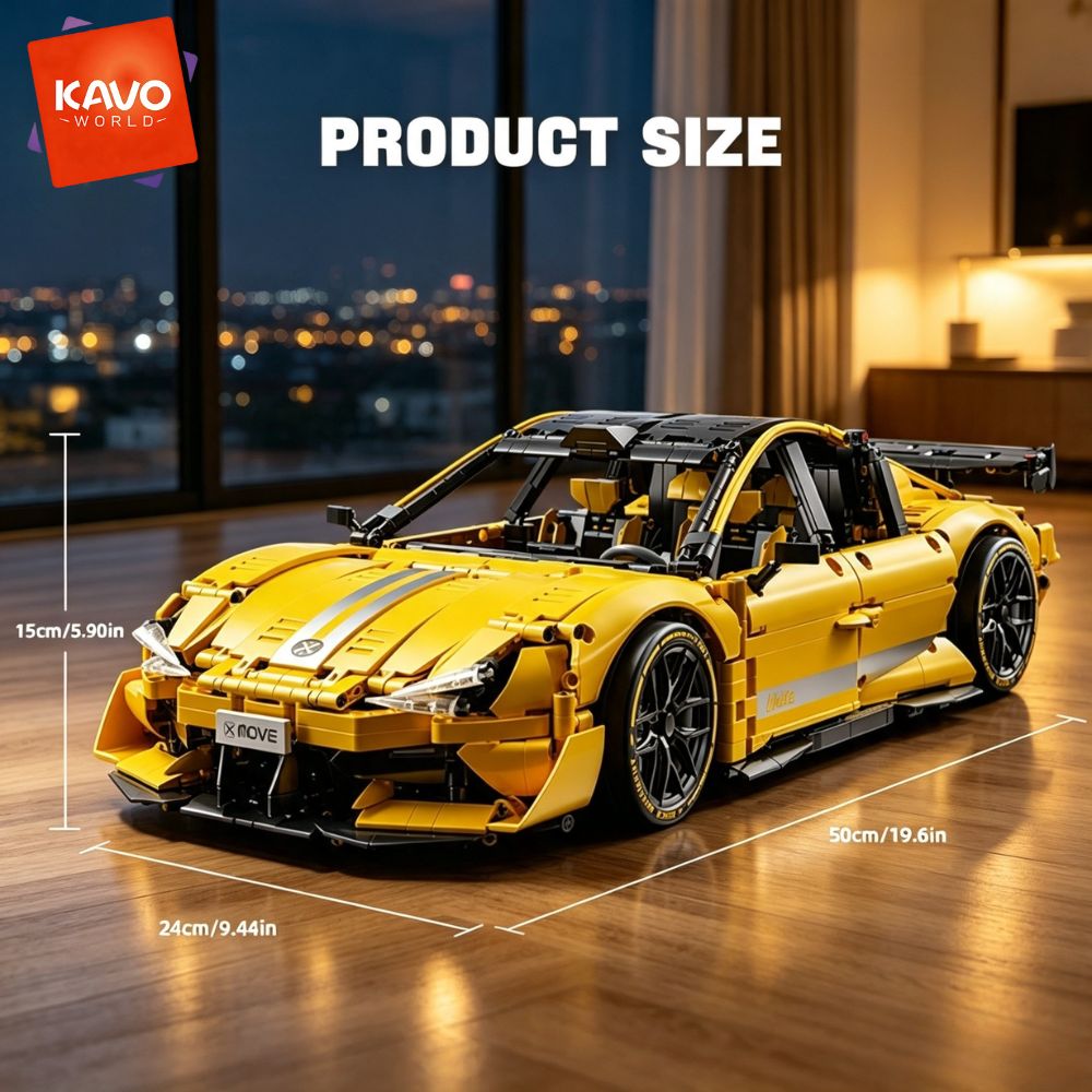 KAVOWORLD 2143 pièces Jaune 1: - Desk Setup Build avis et prix