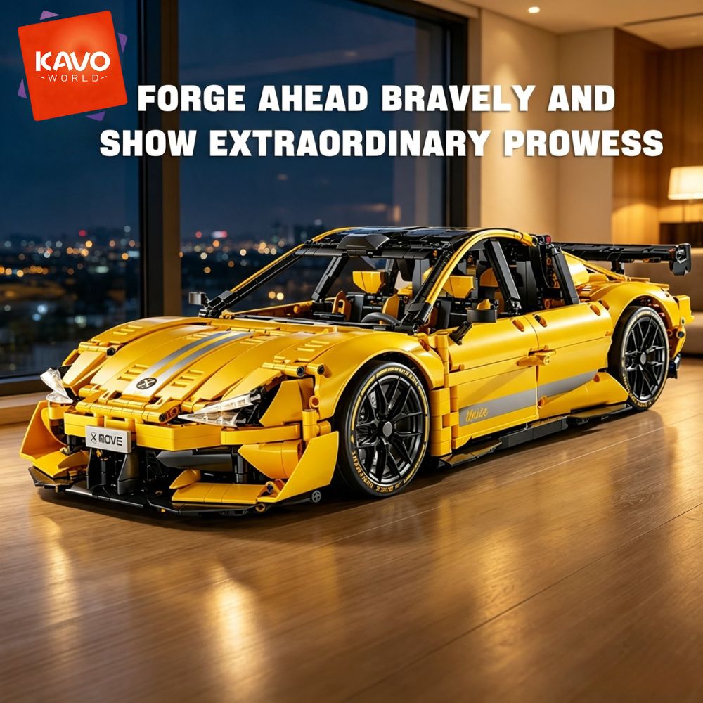 KAVOWORLD 2143 pièces Jaune 1: - Desk Setup Build avis et prix