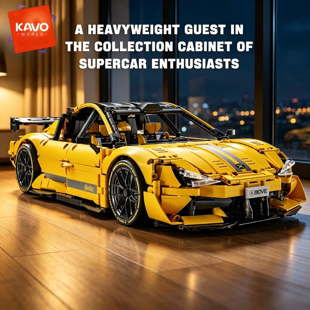 KAVOWORLD 2143 pièces Jaune 1: - Desk Setup Build avis et prix