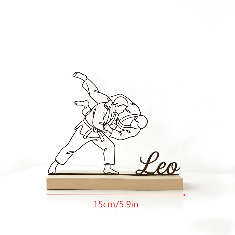 Statue d'arts martiaux de judo - Desk Setup Decor avis et prix