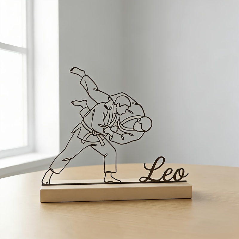 Statue d'arts martiaux de judo - Desk Setup Decor avis et prix