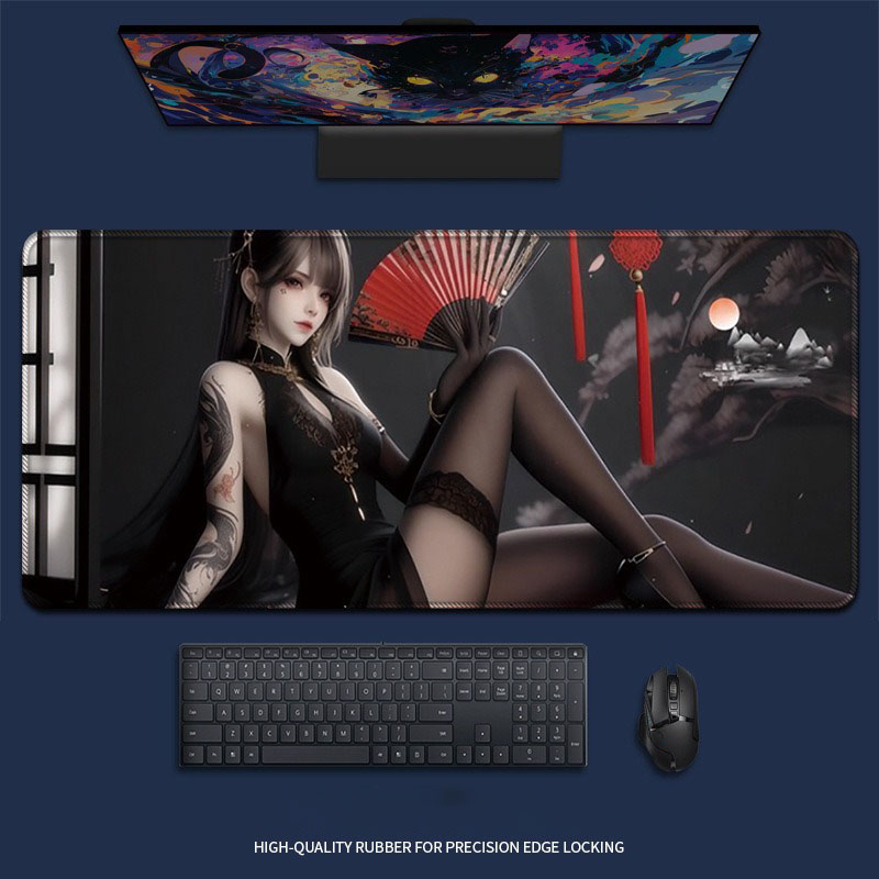 Tapis de Souris Gaming XXL 900 - Desk Setup Red avis et prix