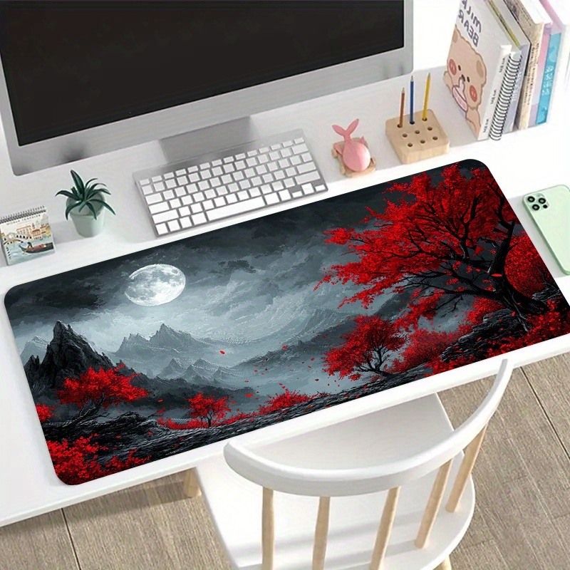 Tapis de souris de jeu étendu  - Desk Setup Red avis et prix