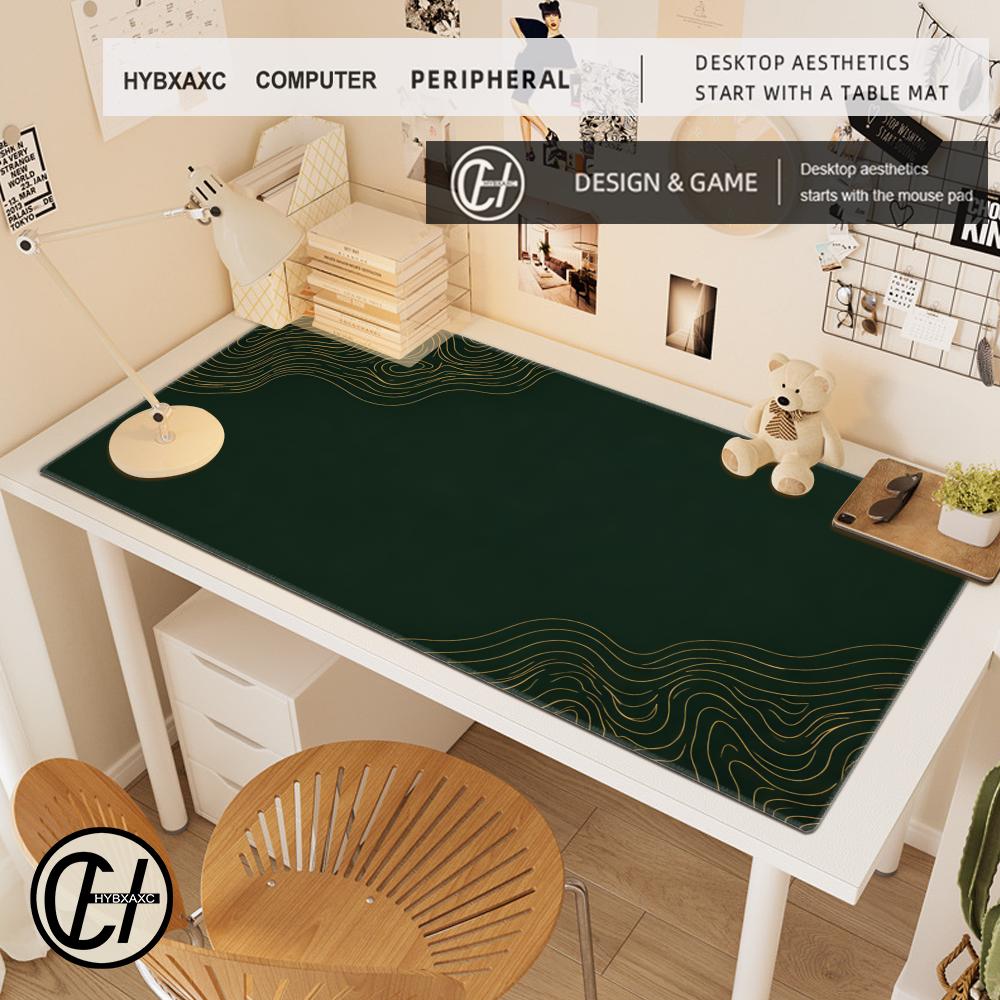 Tapis de bureau de luxe vert f - Desk Setup Minimal avis et prix