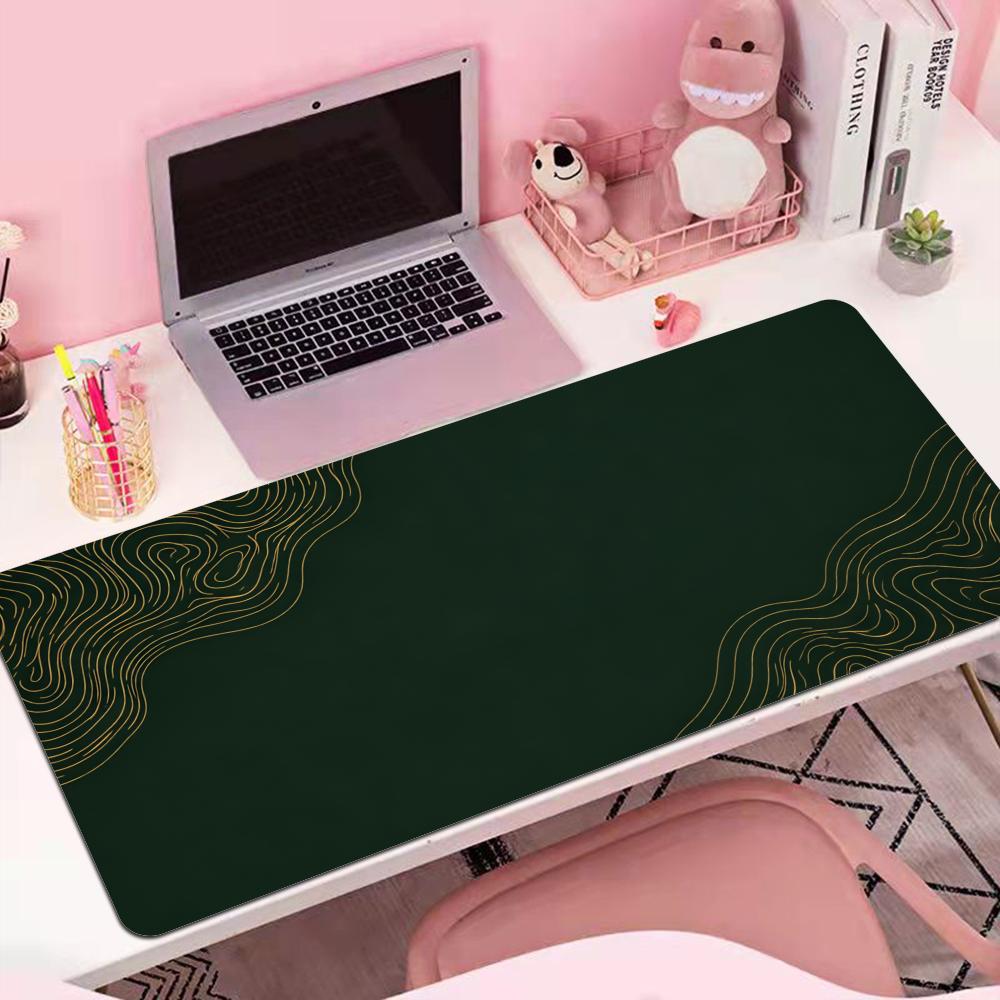 Tapis de bureau de luxe vert f - Desk Setup Minimal avis et prix