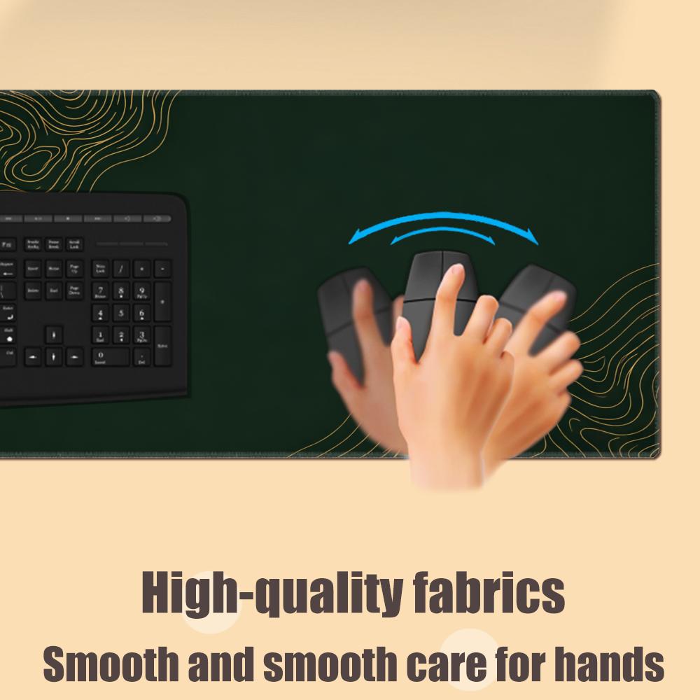Tapis de bureau de luxe vert f - Desk Setup Minimal avis et prix