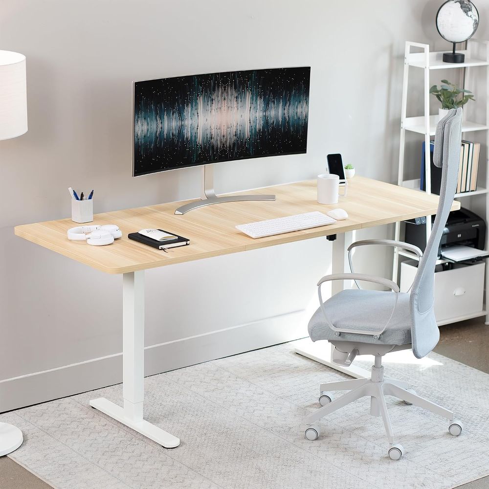 Bureau électrique sur pied de  - Desk Setup Height avis et prix