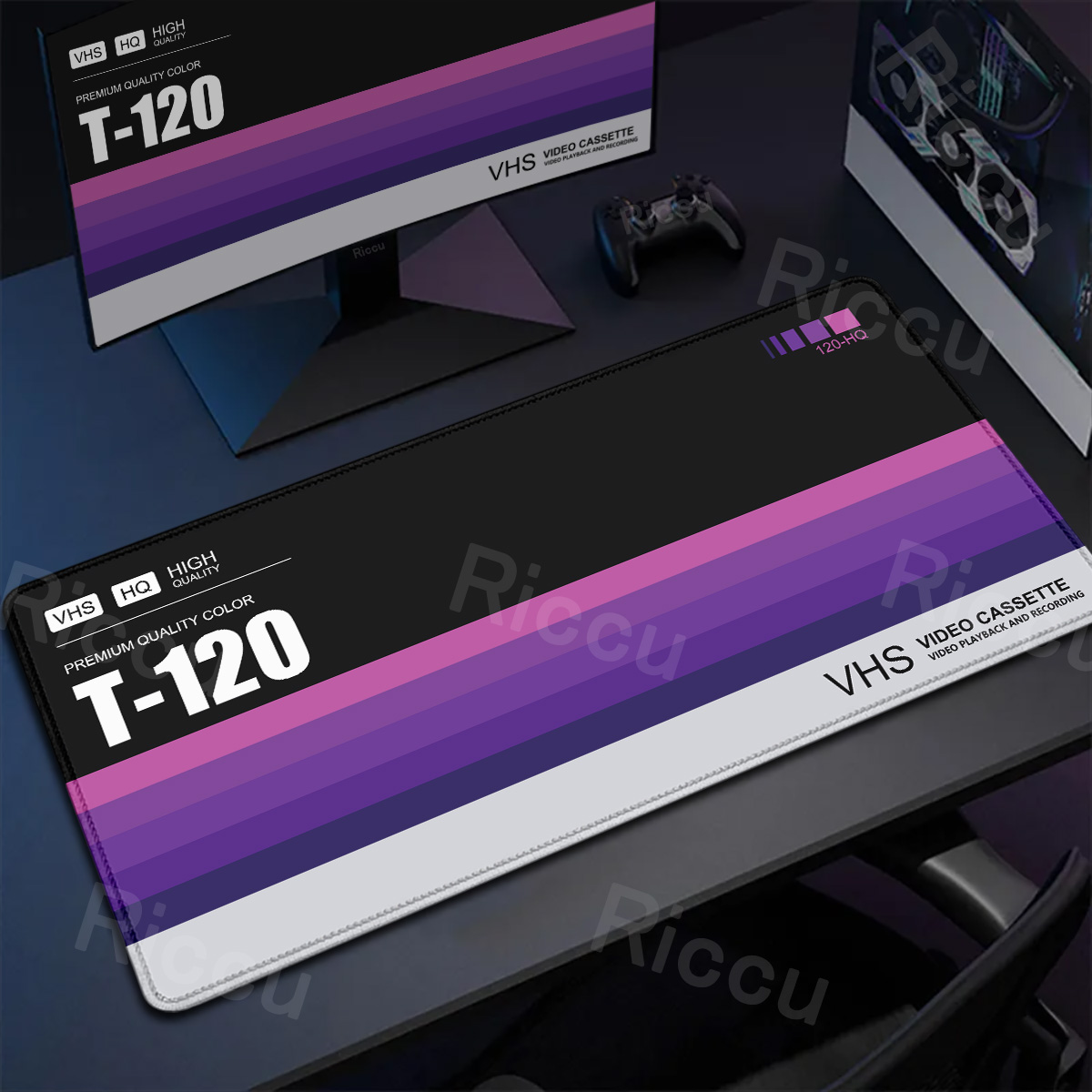 Tapis de souris Style VHS rétr - Desk Setup Anime avis et prix
