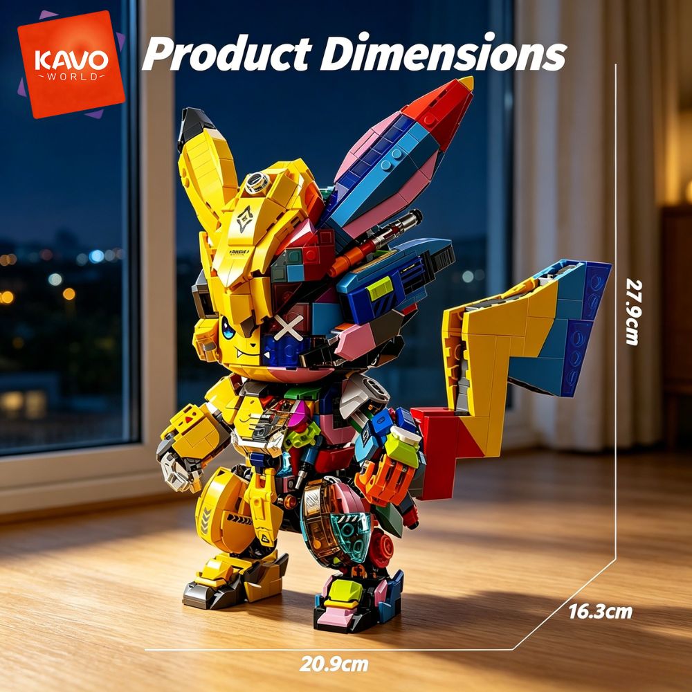 KAVOWORLD 1505PCS Kit de const - Desk Setup Build avis et prix