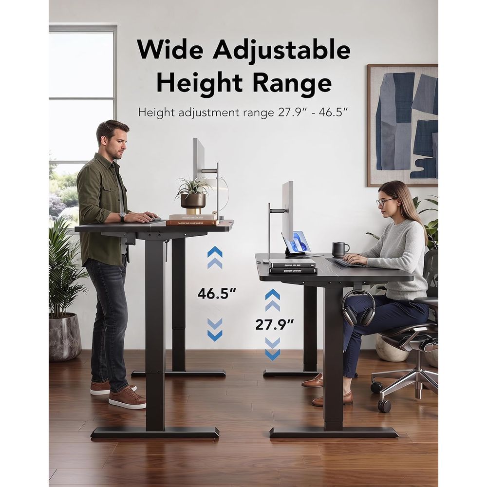 Bureau électrique réglable en  - Desk Setup Height avis et prix