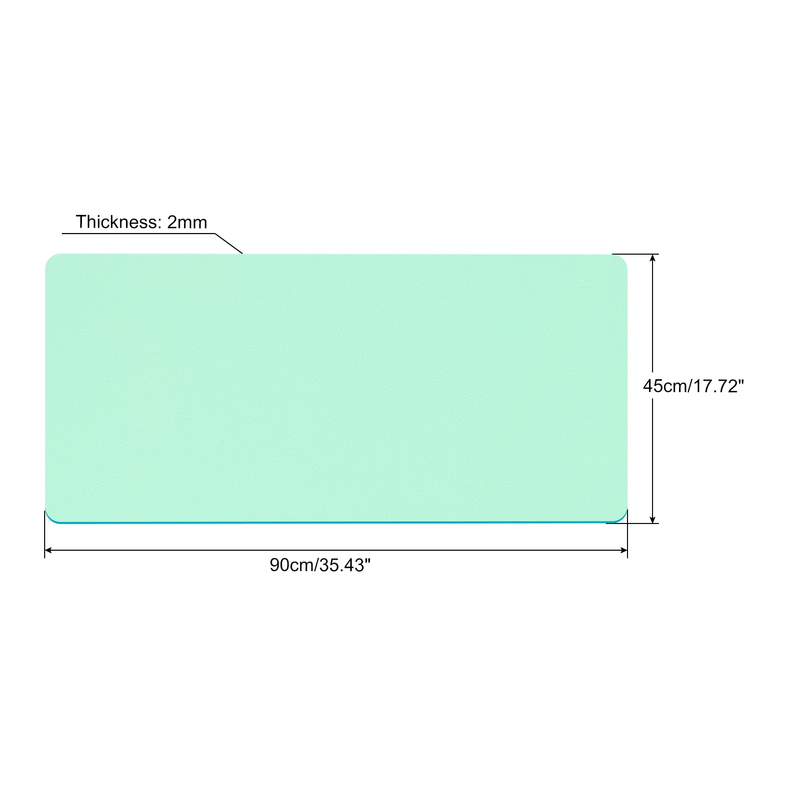 Tapis de protection en cuir PU - Desk Setup Rug avis et prix