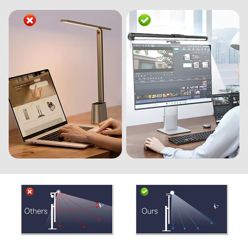 Barre lumineuse de moniteur, l - Desk Setup On Bed avis et prix