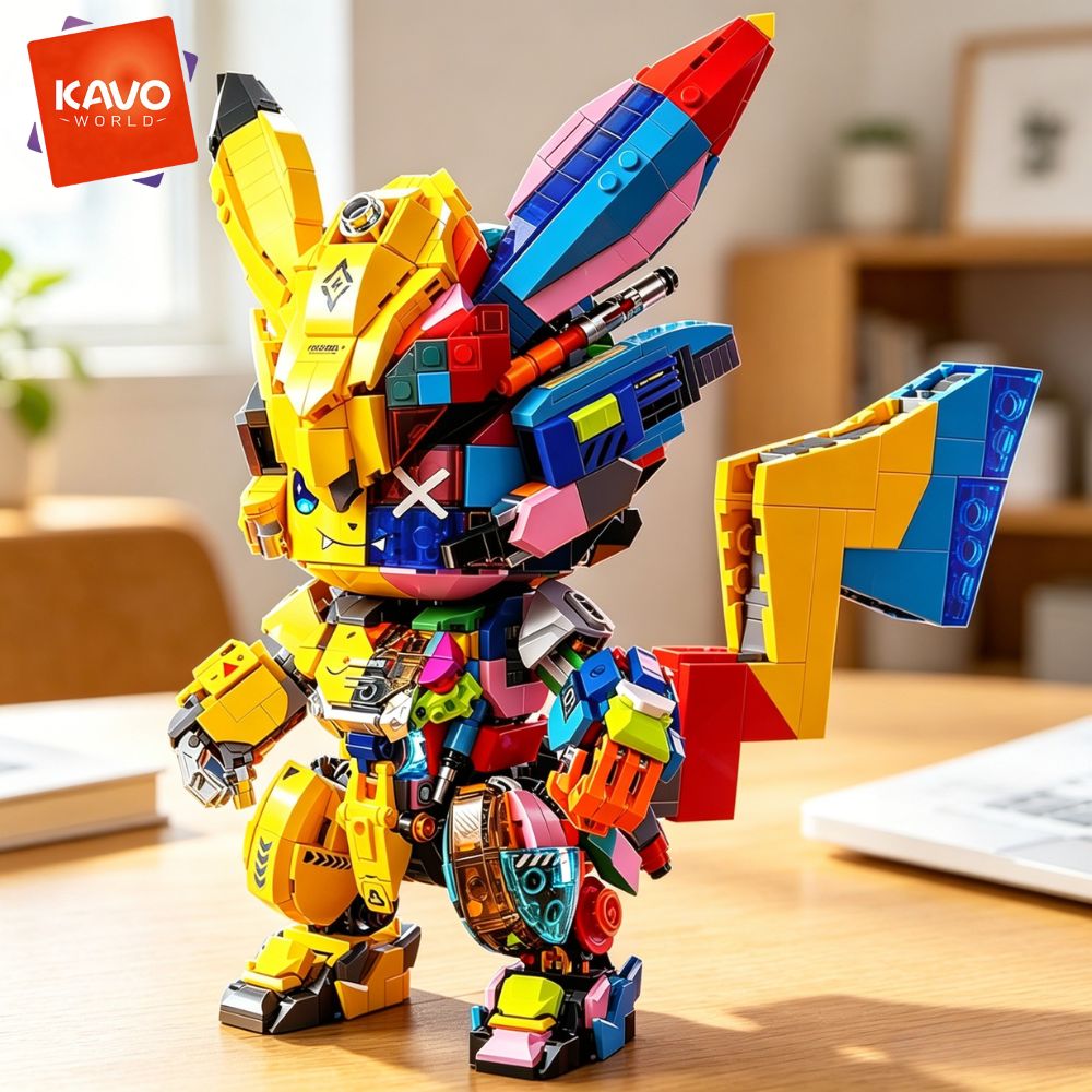 KAVOWORLD 1505PCS DIY Mecha Mo - Desk Setup Build avis et prix