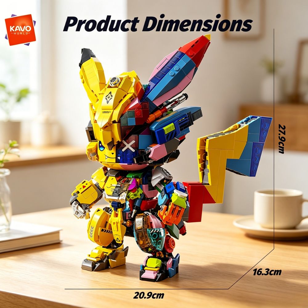 KAVOWORLD 1505PCS DIY Mecha Mo - Desk Setup Build avis et prix