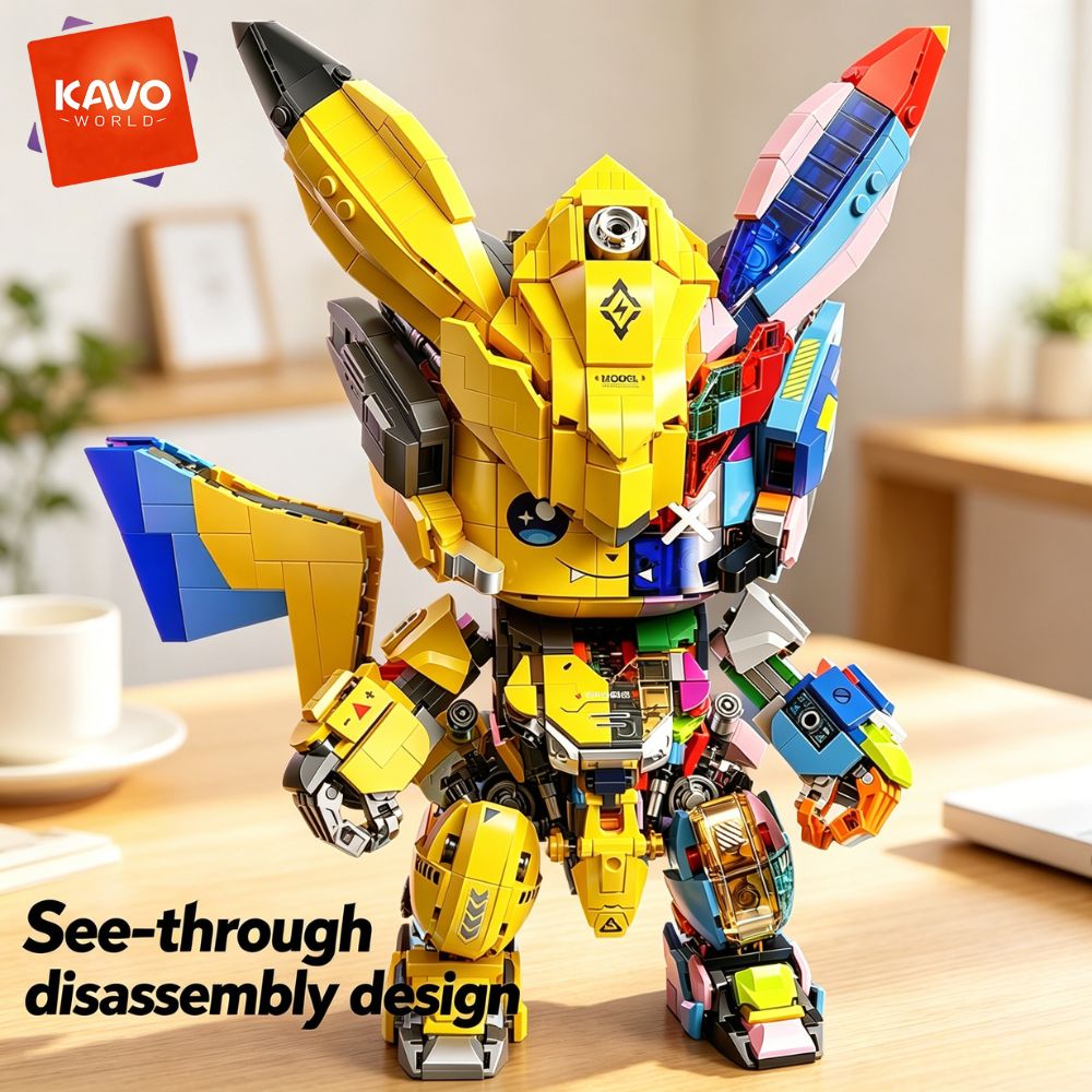 KAVOWORLD 1505PCS DIY Mecha Mo - Desk Setup Build avis et prix