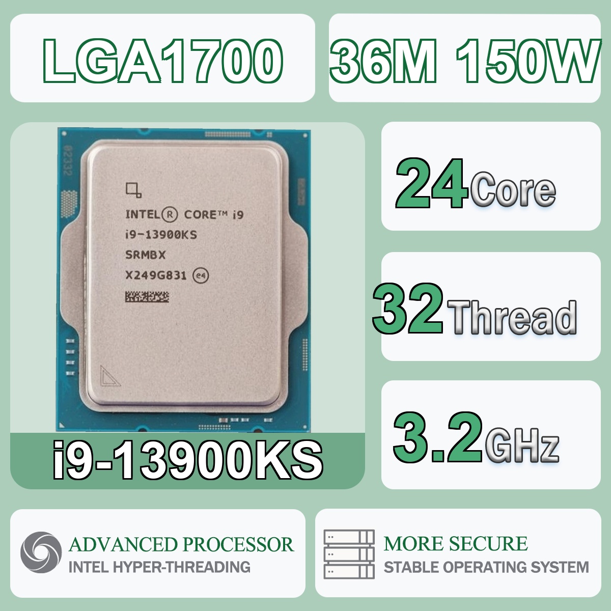 Intel Core i9-13900KS 24C/32T  - Intel Cpu Core I9 avis et prix