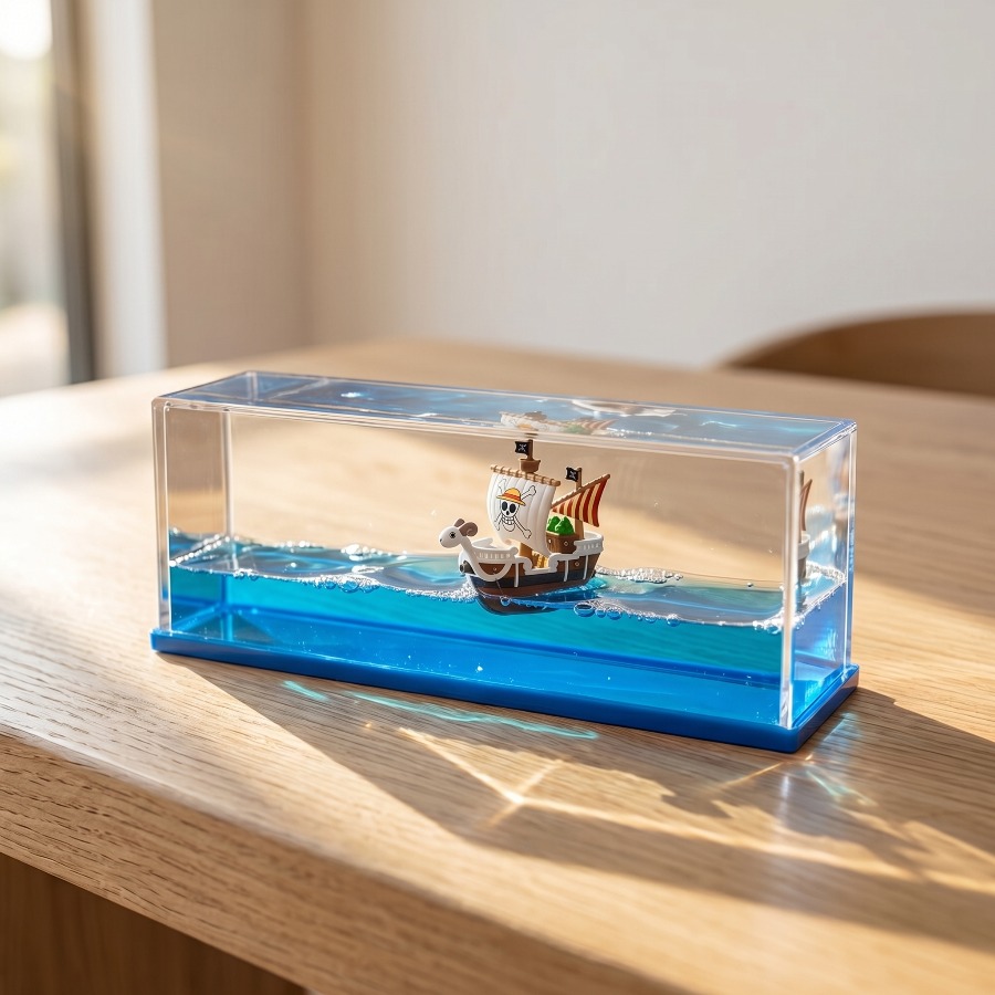 Bouteille flottante One Piece  - Desk Setup Anime avis et prix