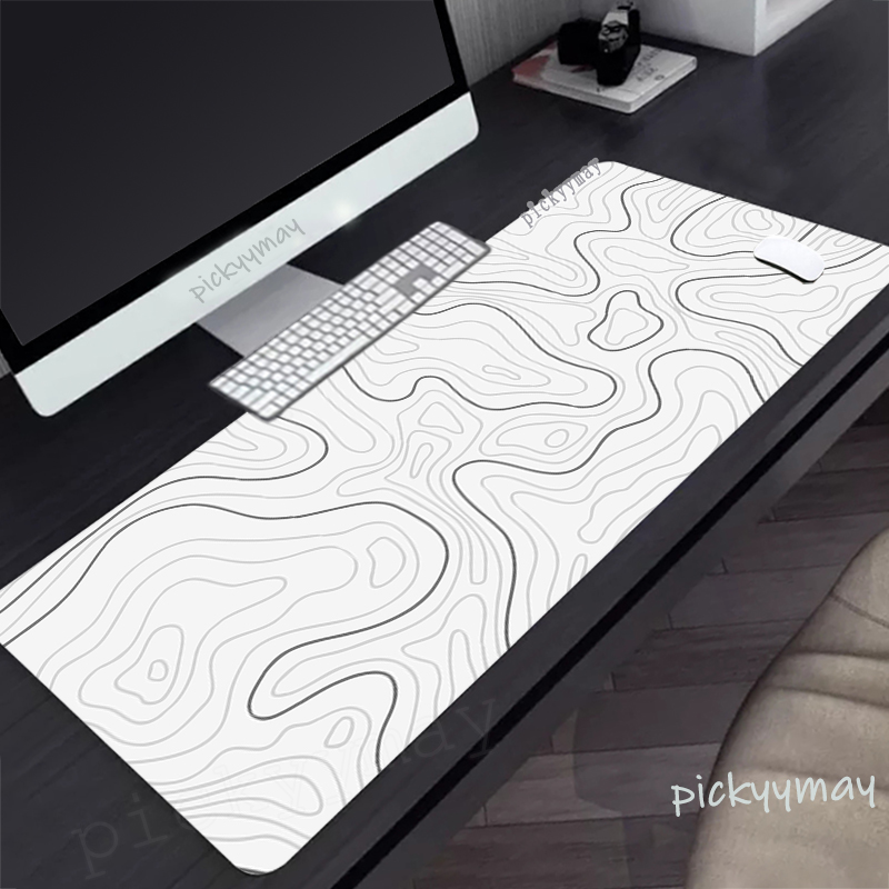 Grand tapis de souris noir et  - Desk Setup Anime avis et prix