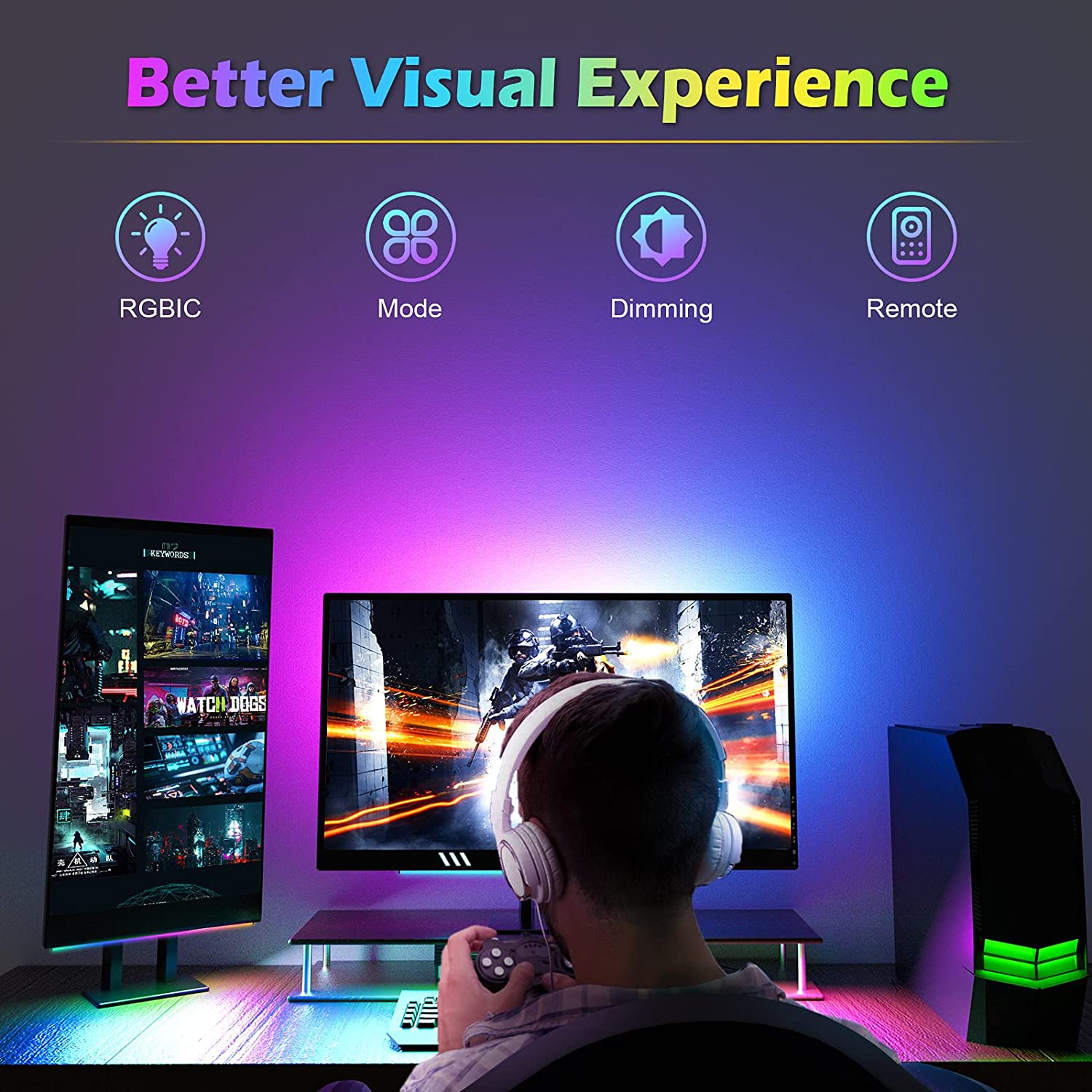 Barre lumineuse RGB Dreamcolor - Desk Setup Diy avis et prix