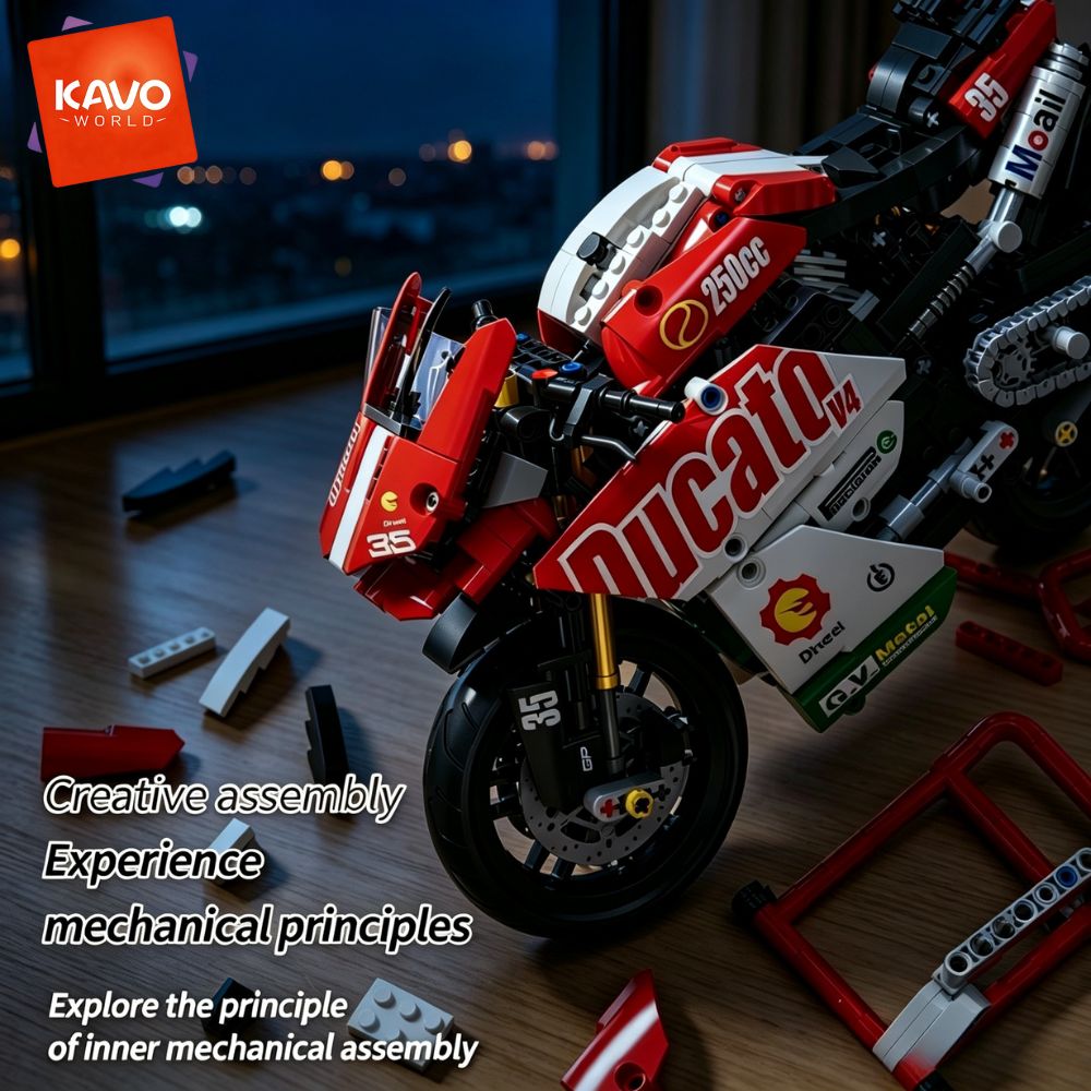KAVOWORLD 883 pièces 1:10 Kit  - Desk Setup Red avis et prix