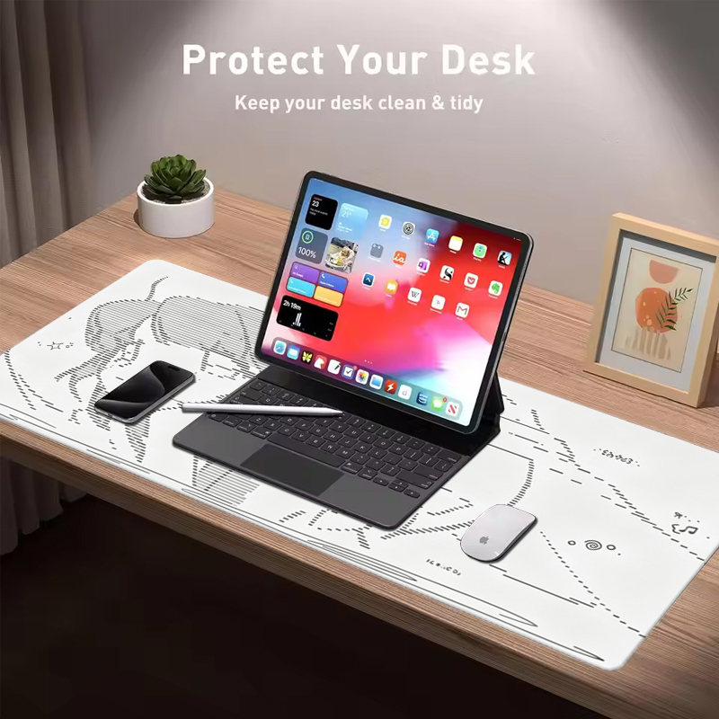 Tapis de souris en cuir, 1 piè - Desk Setup Rug avis et prix