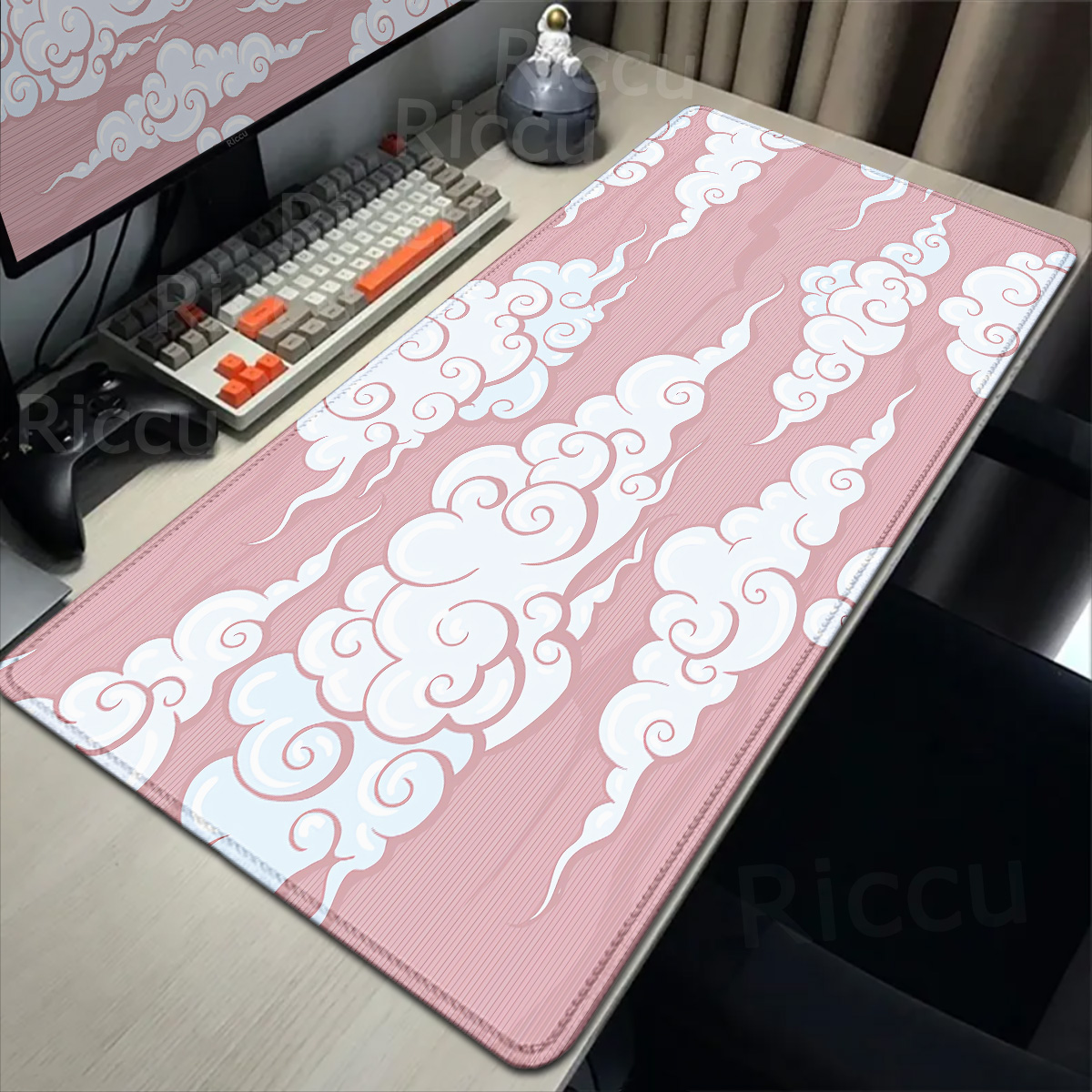 Tapis de souris Gamer en caout - Desk Setup Red avis et prix